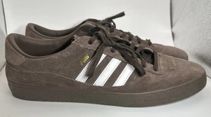 Adidas Herren Puig Indoor braun weiß Größe 13 ohne Einlegesohlen - Bild 1 von 8