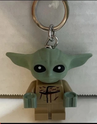 Lego Llavero El Niño Grogu Bebé Yoda 2" LED Llave Luz Star Wars Linterna Foto 1 de 4