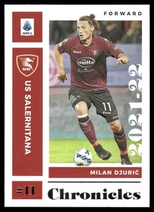 Tarjeta de fútbol 2021-22 Panini Chronicles #17 Milan Djuric US Salernitana 1919 - Imagen 1 de 2
