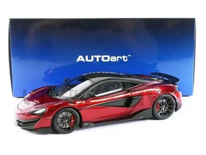 AUTOart 1/18 McLaren 600LT tetto rosso metallizzato/carbonio 76085 - Foto 1 di 7