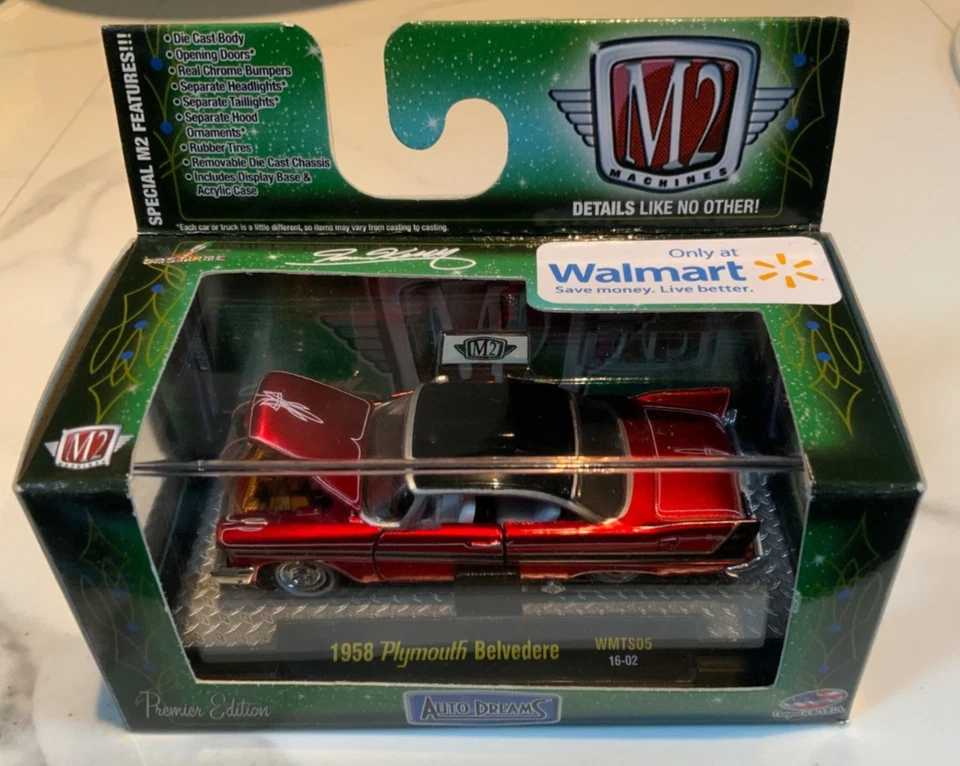 M2 Machines AUTO-DREAMS  1958 Plymouth Belvedere WMTS05 16-02 New - Image 1 of 1