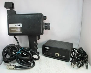 Cámara de video vintage RCA BW003 en blanco y negro con fuente de alimentación probada y funcionando - Imagen 1 de 8