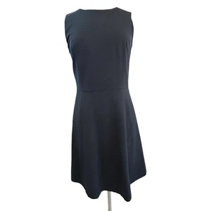 Theory Damen Abell Agustin schwarz Wollmischung ärmelloses Kleid 10 gebraucht, in einwandfreiem Zustand - Bild 1 von 13