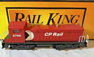 MTH - Rail King 30-2166-1 CP Rail ~ SW-8 Diesel Switcher #6706 w/ Proto-Sound - Image 1 of 4
