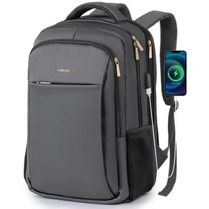 Travel Laptop Backpack, 17 Inch Computer Backpack Anti Theft with USB Chargin... - Picture 1 of 7