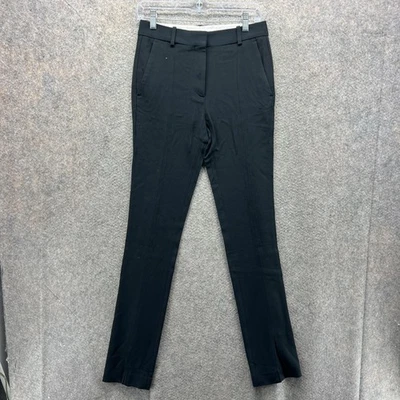 Victoria Beckham Pants Womens 2 Black Slim Ankle Trousers Made In Italy - Image 1 of 4