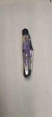 2000 Case XX Periwinkle 6308 Whittler Knife 3 Blade Whittler knife  - Image 1 of 4