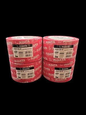 200 RIDATA Blank 52X CD-R CDR White Inkjet Hub Printable 700MB Recordable Disc - Image 1 of 4