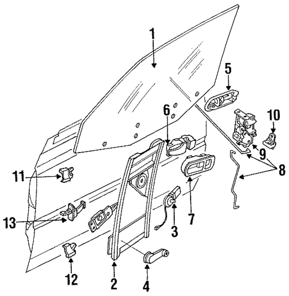 Genuine Nissan Striker 80570-41L00 - Image 1 of 1