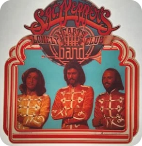 Transferencia de hierro vintage años 70 BEE GEES Sgt. Película Pepper's Lonely Hearts Club Band - Imagen 1 de 1