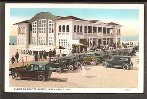 CASINO ON GULF,PASS-A-GRILLE FLA POSTCARD - Picture 1 of 2