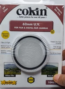 Cokin Genuine 62mm UV Guard Protector Safety Glass Lens Filter 62 mm France - Picture 1 of 5