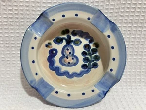 M.A.Hadley “Pear & Grape Blue” Ashtray - Picture 1 of 7