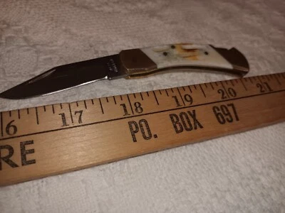 Lote de facas Solingen Bear Hunter 5" Lockback Snap muito bom estado usado - Imagem 1 de 4