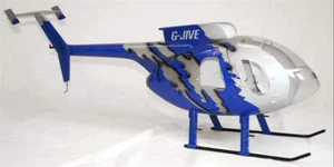 Helicóptero RC tamaño 450 MD500E fuselaje prepintado para Align T-REX450X/XL/SE/SE - Imagen 1 de 6