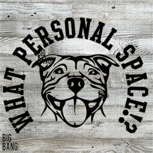 Funny Pitbull Pit Bull Owner's Vinyl Decal Sticker Gift Car Truck Window DIE CUT - Picture 1 of 4