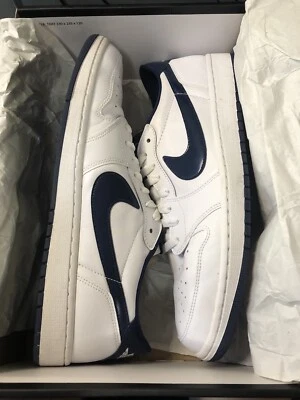 Air Jordan 1 Retro Bajo "Azul Metálico" Talla 13 Foto 1 de 4