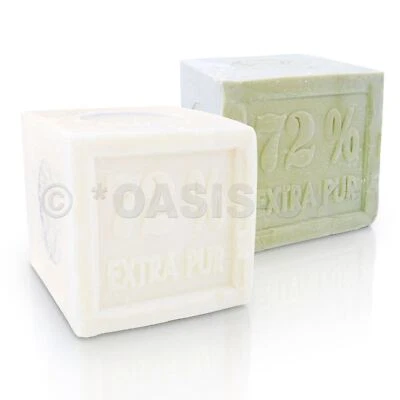 FOUFOUR Marseille Seife 600g französisches traditionelles Rezept beige Palm/Olivenöl