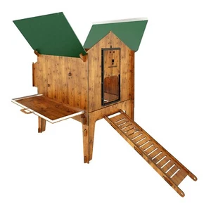 POLLAIO RIALZATO per 6 GALLINE con CASSETTO REMOVIBILE POLLY CLASSIC LIFT L - Foto 1 di 18