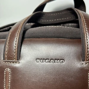 Tucano Stile Plana Genuine Italian Leather Laptop Bag Designed In Italy - Bild 1 von 12