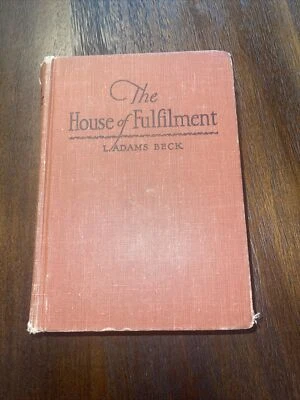 The House of Fulfilment by L. Adams Beck 1927, Hardback Foto 1 de 4