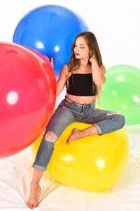 10x Globo gigante circunferencia 290 ** 10x 90cm Ø globos gigantes + bonito suave - Imagen 1 de 3