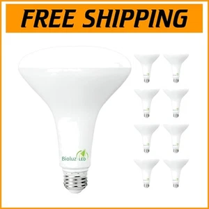 3000K Soft White Dimmable LED Light Bulbs - Bioluz 8-Pack for Indoor/Outdoor Use - Picture 1 of 8