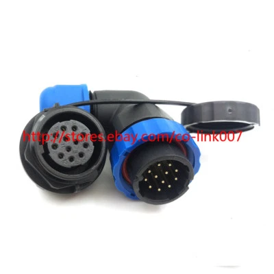 SD20 12Pin Waterproof Connector, IP68 High voltage Power Cable Connector Solder - Image 1 of 4