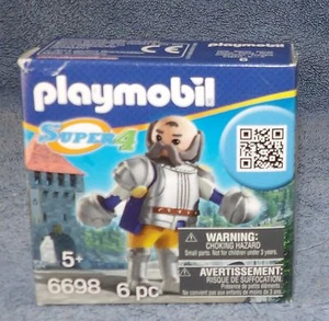 PLAYMOBIL SUPER 4 KNIGHTS FIGURE SET #6698 ROYAL GUARD SIR ULF - Picture 1 of 6