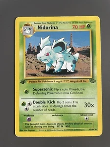 Nidorina 40/64 1. Edition Dschungel Set Uncommon Pokemon  - Bild 1 von 2