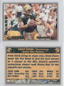 1993 Pacific Triple Folders Brett Favre #21 HOF