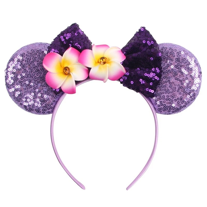 Diadema Minnie púrpura inspirada en Aulani Foto 1 de 1