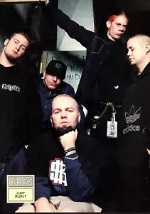vintage anni '90 LIMP BIZKIT RIVISTA PINUP PAGE Wes Borland DJ Lethal Sam Rivers Membri - Foto 1 di 1