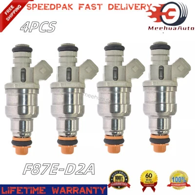 4 piezas inyectores de combustible F87E-D2A para Ford Ranger Mazda B2500 Mustang Tempo 2,5 L L4 Foto 1 de 4