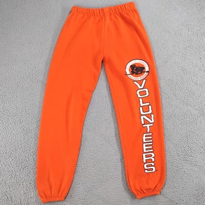 Vintage Tennessee Volunteers Sweatpants Mens Medium Orange Spellout USA Made - Picture 1 of 21