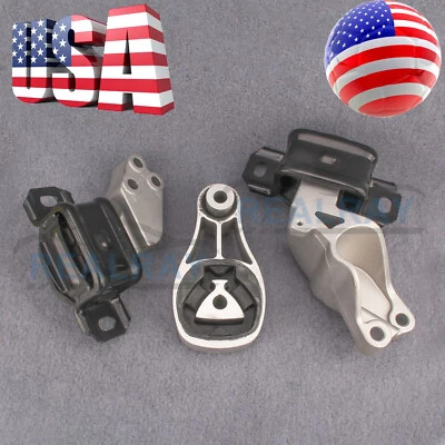 Juego de 3 piezas de montaje de motor delantero y trasero de calidad para Smart Fortwo 2007-2015 1,0 L L L3 Foto 1 de 4