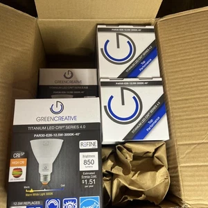 Green Creative Titanium LED Par 30 Flood Light Bulb 75w 40° E26 3000k - Picture 1 of 3