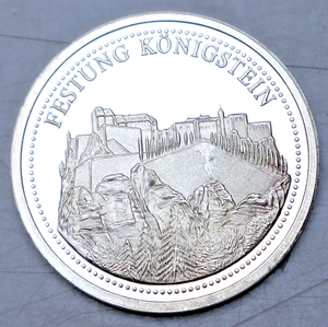 MEDAILLE: FESTUNG KÖNIGSTEIN - ALTES ZEUGHAUS 1594, 999 SILBER, PP, Be51 - Bild 1 von 2