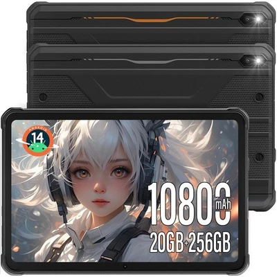 HOTWAV R10 Pro Outdoor Tablet Android14 OctaCore 10800mAh 20GB+256GB Tablet 10'' - Bild 1 von 4
