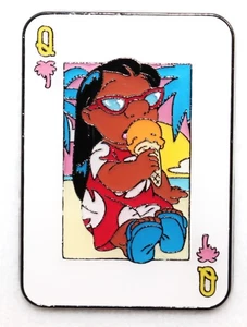 Disney Loungefly Lilo & Stitch Card Pin Blind Box - Lilo Ice Cream Q - Picture 1 of 2