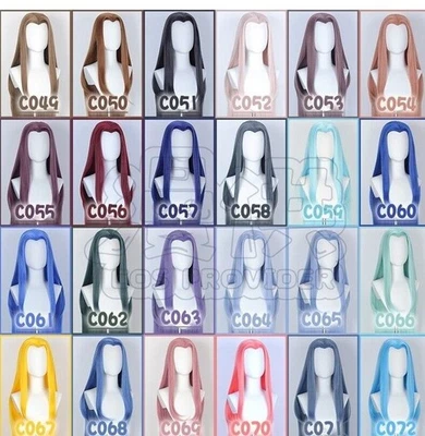 Cosplay Middle Part Male Wig Chinese Ancient Old Men's Straight Wig Widow Peak - Image 1 of 4