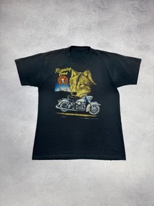 Camiseta De Colección 1992 3D Emblema Easy Rider Just Brass Harley Davidson Delta XL - Imagen 1 de 17