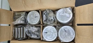 Chevrolet 400 V8 030 Small Block Sbc Dish Top Pistons Lot of 8 - Picture 1 of 9