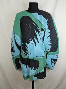 Solace London Mira Dress 10 UK Turquoise, Black, Newton Green Pleated Mini - Picture 1 of 24