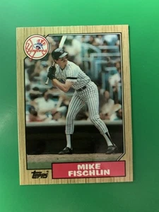 1987 Topps Tiffany Mike Fischlin New York Yankees #434 - Picture 1 of 2