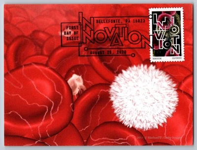 #5515 Biomedicine FDC Maxi Card w/Pictorial Cancel - Image 1 of 2