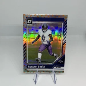 2024 Donruss Optic Roquan Smith #17 Fire Emoji Holo Baltimore Ravens SSP - Picture 1 of 2