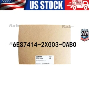 New Siemens 6ES7414-2XG03-0AB0 SIMATIC S7-400 CPU 414-2 6ES7 414-2XG03-0AB0 - Picture 1 of 13
