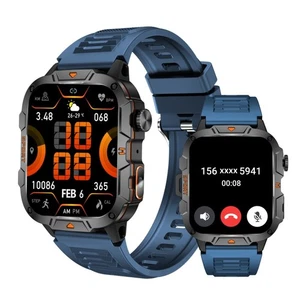 Military Smart Watch Men(Answer/Make Call) Outdoor Smartwatch with Flashlight - Picture 1 of 10