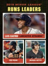 2020 Topps Heritage Minor League #190 Michael Gettys/Jose Rojas/Luis Castro